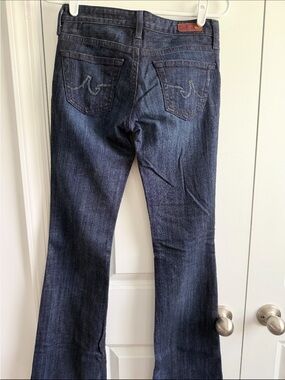 Women's Dark Indigo Bootcut Jeans - Stretch Denim